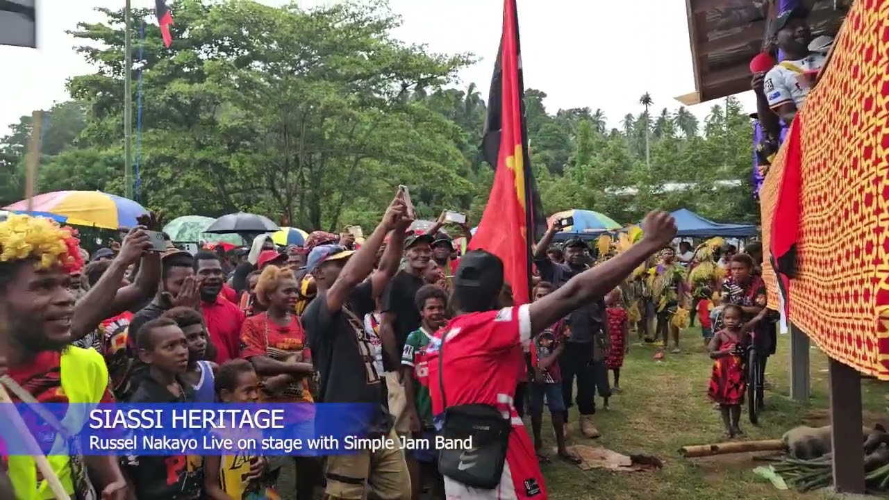 Siassi Heritage Russel Nakayo Live at Talasea District PNG 50th Independence Anniversary Celebs