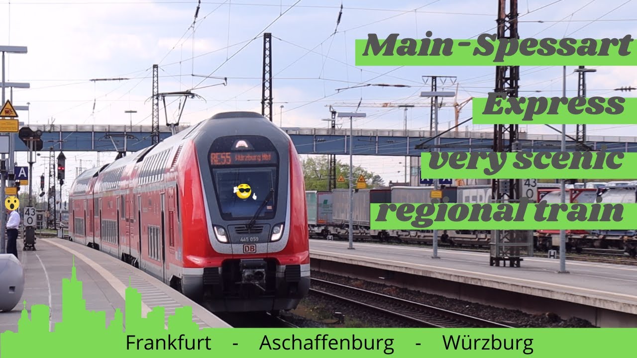 Main-Spessart Express - один из самых живописных региональных поездов в Германии.