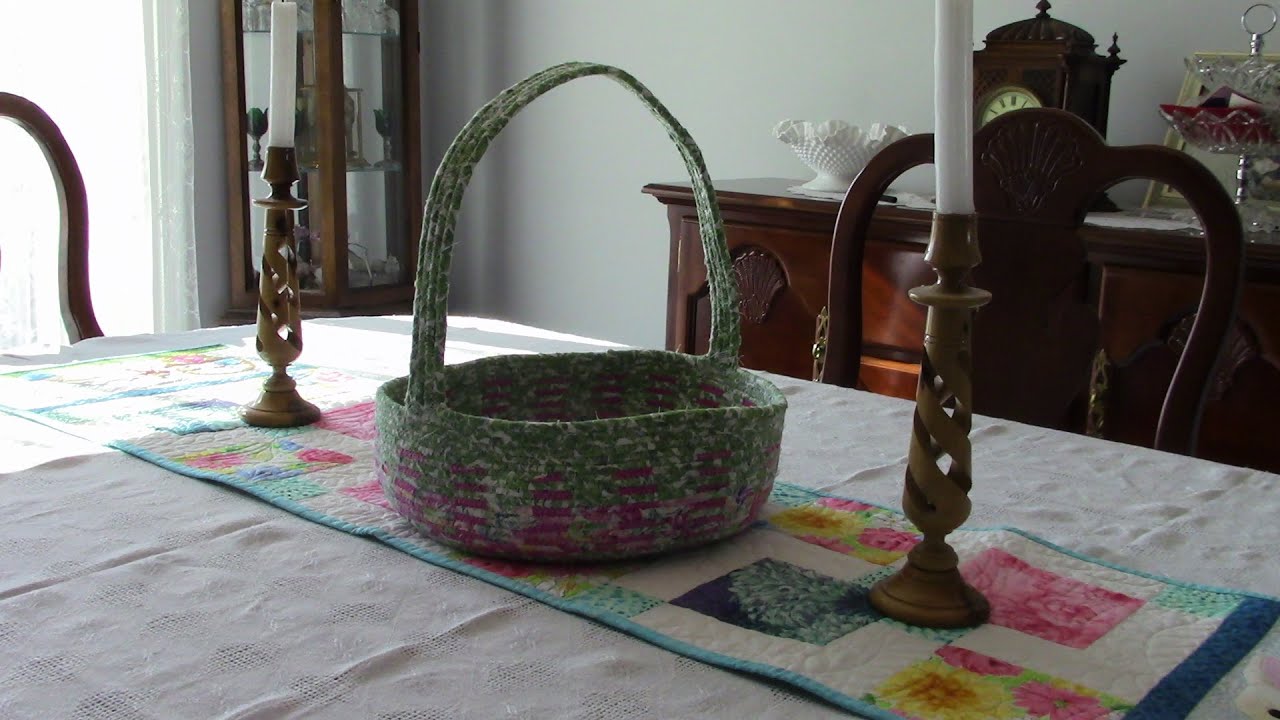 Rope Coil Easter Basket with a Twist