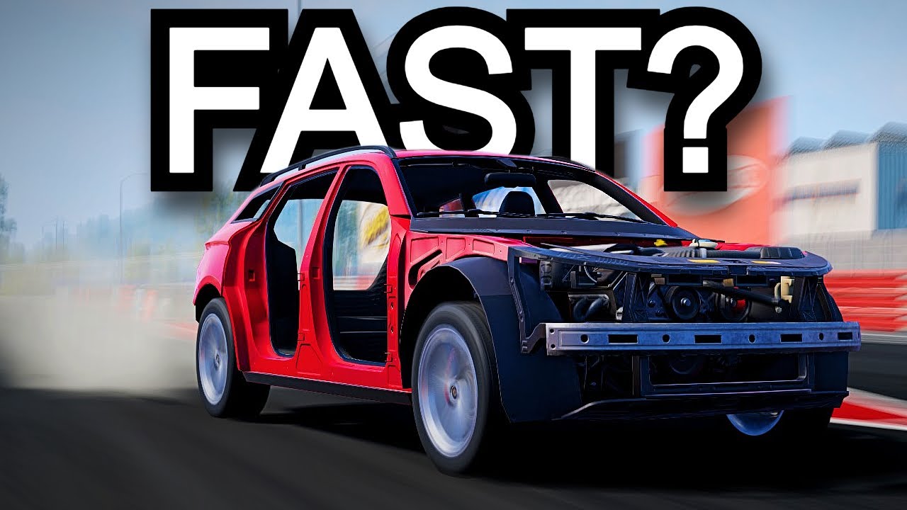 Насколько быстро мы можем двигаться, удаляя ТОЛЬКО части? BeamNG
