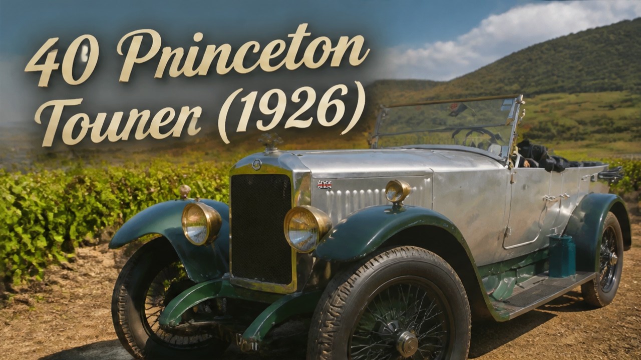 Vauxhall LM 14/40 Princeton Tourer (1926) – L’élégance d’une autre époque