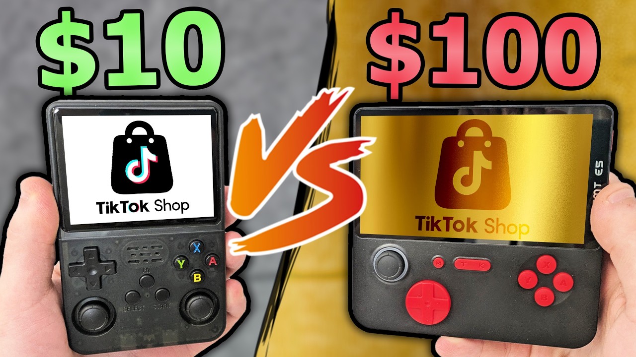 $10 vs $100 TikTok Gaming Consoles&hellip; EMBARRASSING results 😳