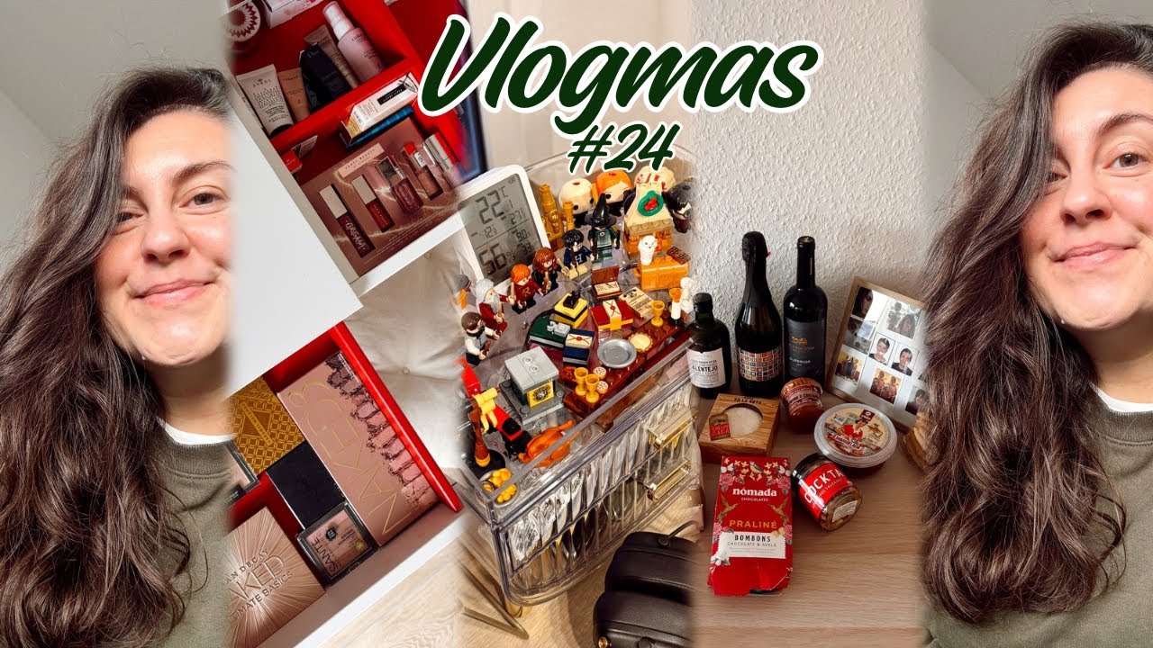 Vlogmas'25 #24 | Adventcalendar'a veda, #dolaptanevarsa pilavı,Yılbaşı paketim, Makyaj koleksiyonum