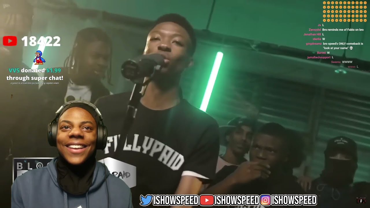 IShowSpeed Reacts To UK Drill