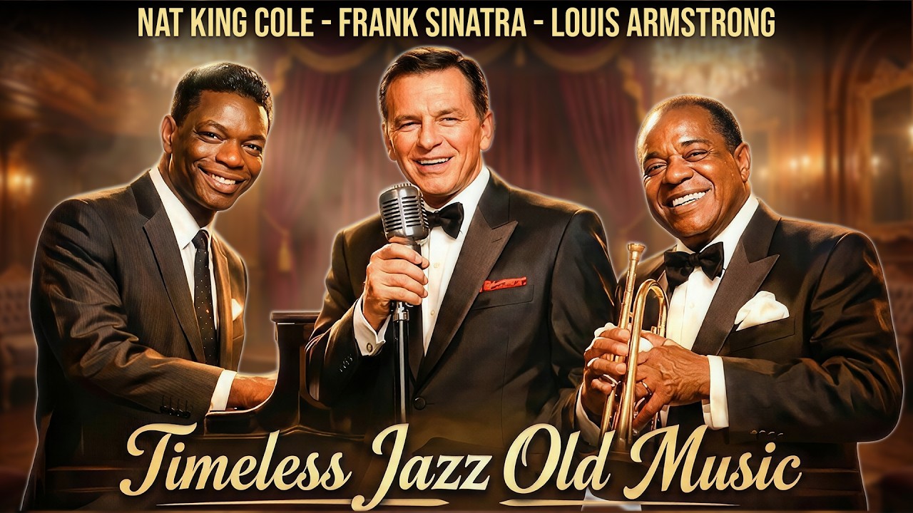 Best of Vintage Jazz 50s 60s 70s 🎺 Louis Armstrong, Nat King Cole, Frank Sinatra – Jazz Classics