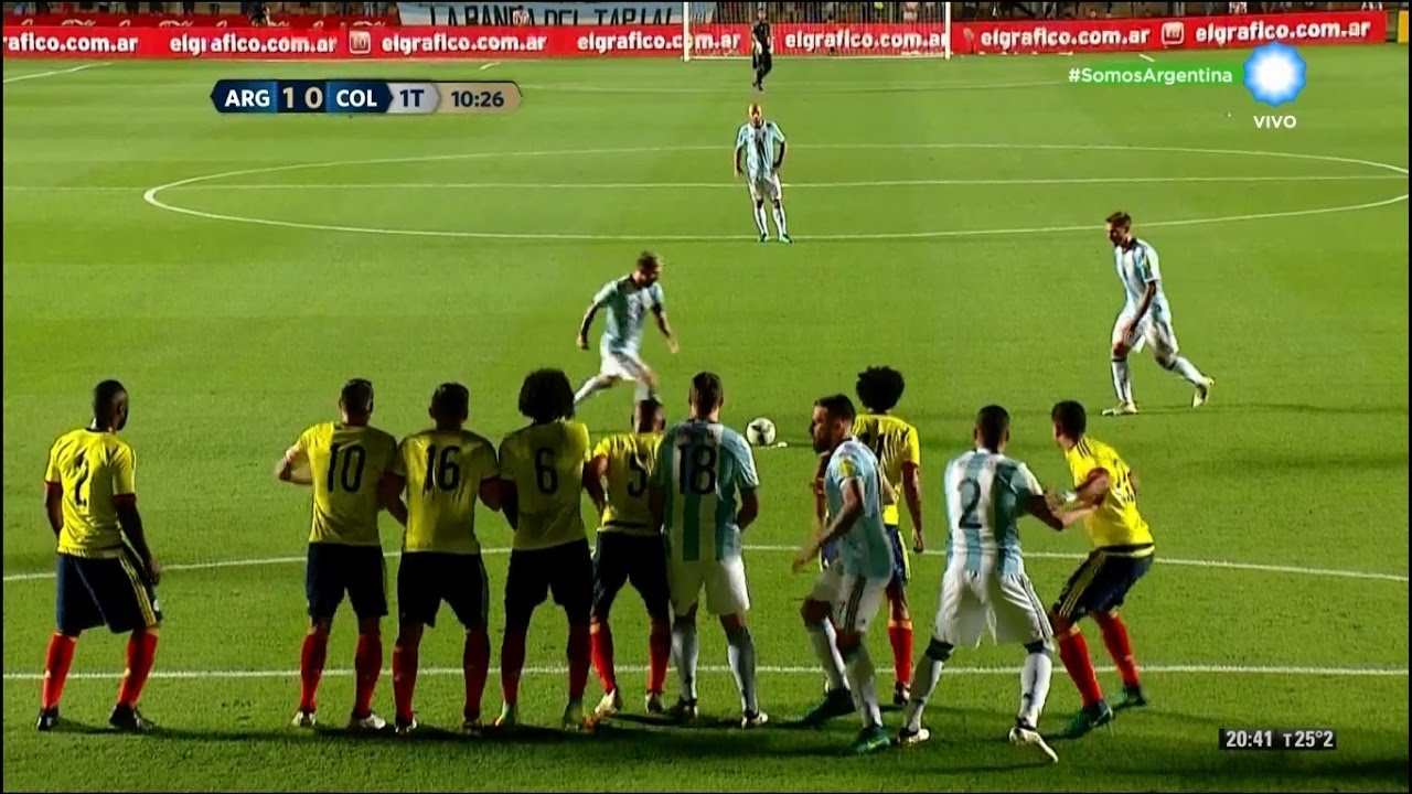 Argentina vs Colombia - Eliminatorias 2018 - Partido completo 1080p