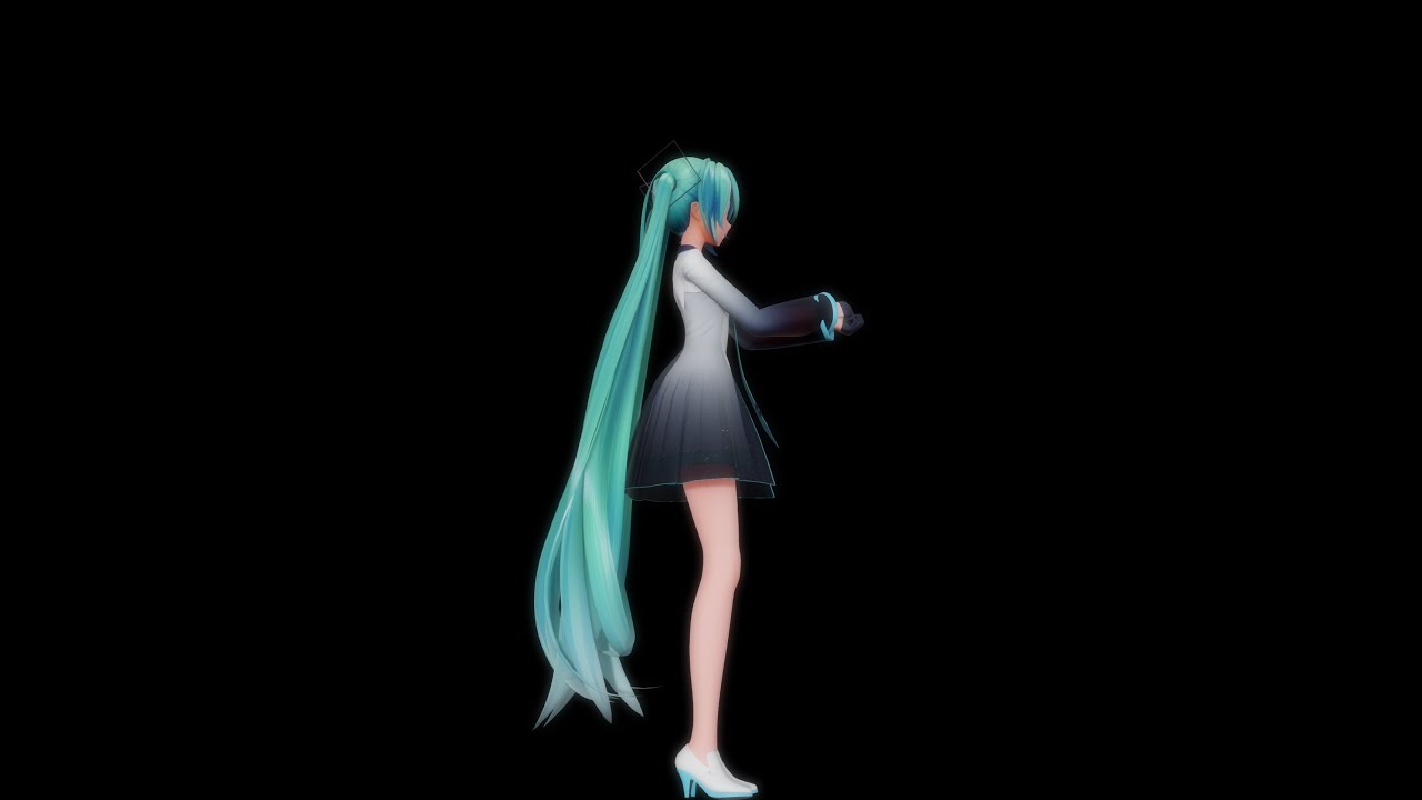 【MMD】極楽浄土 / YYB式初音ミク_10th / 4K60fps / 黒背景 / スマホ用縦画面