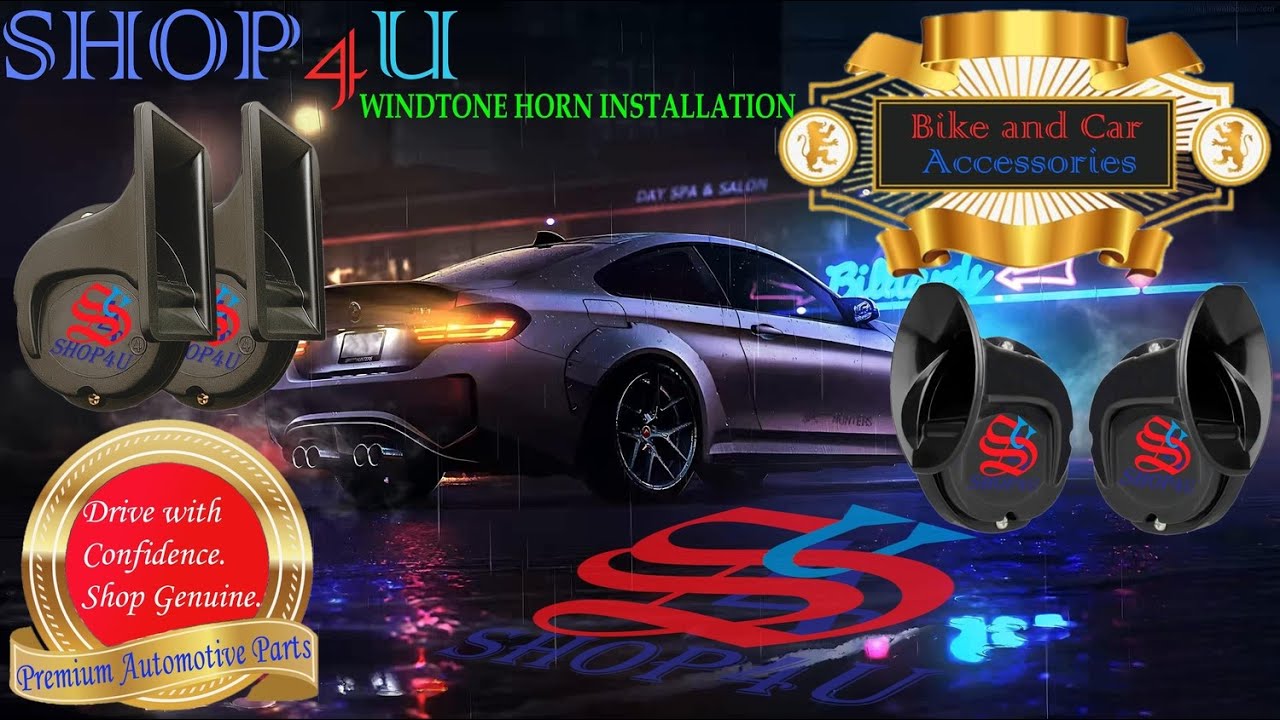 SHOP4U windtone Horn installation.