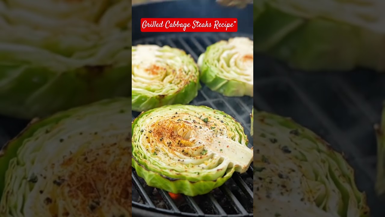 Easy Grilled Cabbage Steaks Recipe Healthy, Crispy & Flavor-Packed BBQ Side Dish!