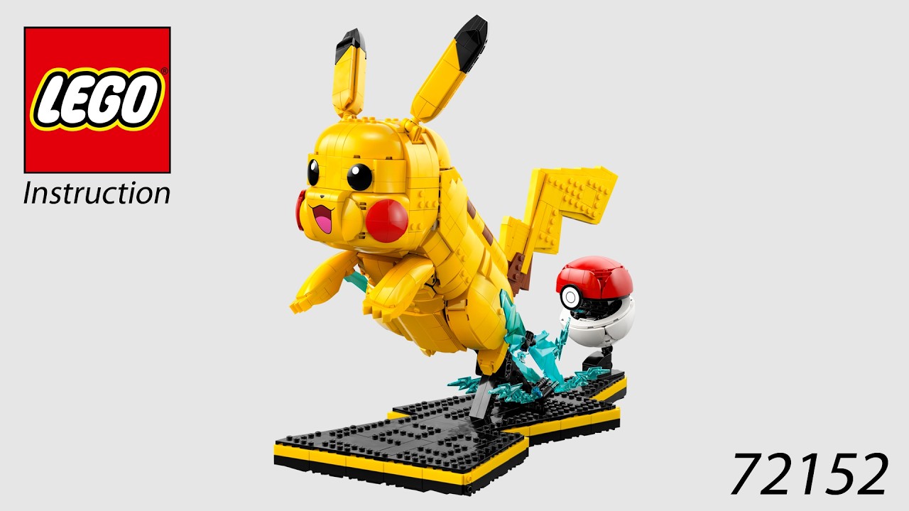 LEGO Instruction - Pokémon - 72152 - Pikachu and Poké Ball