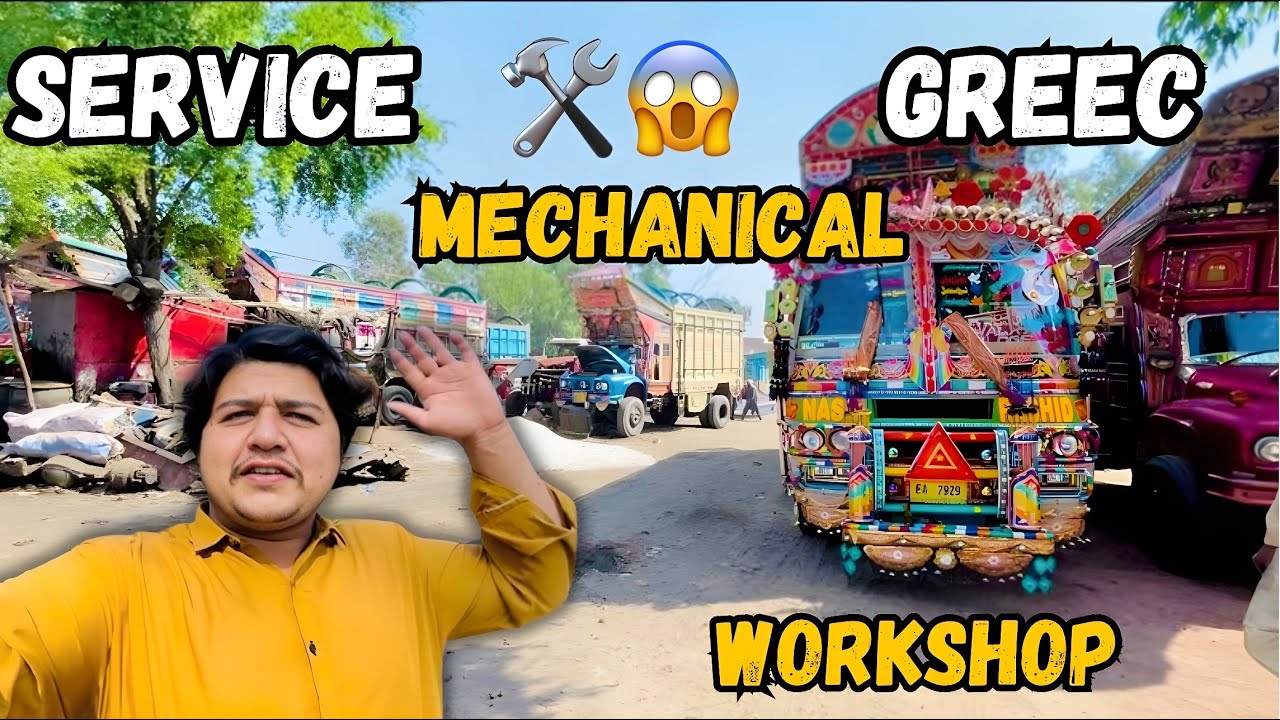 Gari Ki Service, Greesing Or Mechanical Kam Krwa Lie 🤩 | Truck Is Ready For Mountain  😱