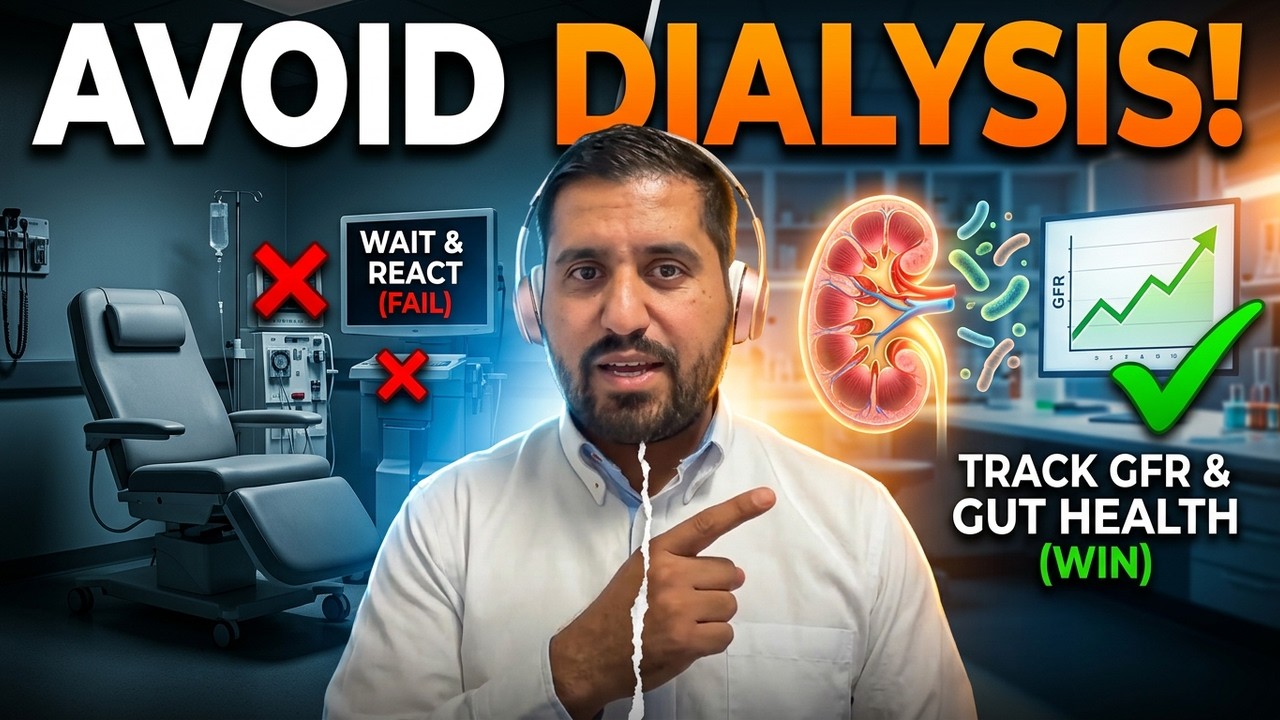 How to Manage Stage 3 & 4 CKD: GFR Trends, Avoiding Dialysis, & Gut Health