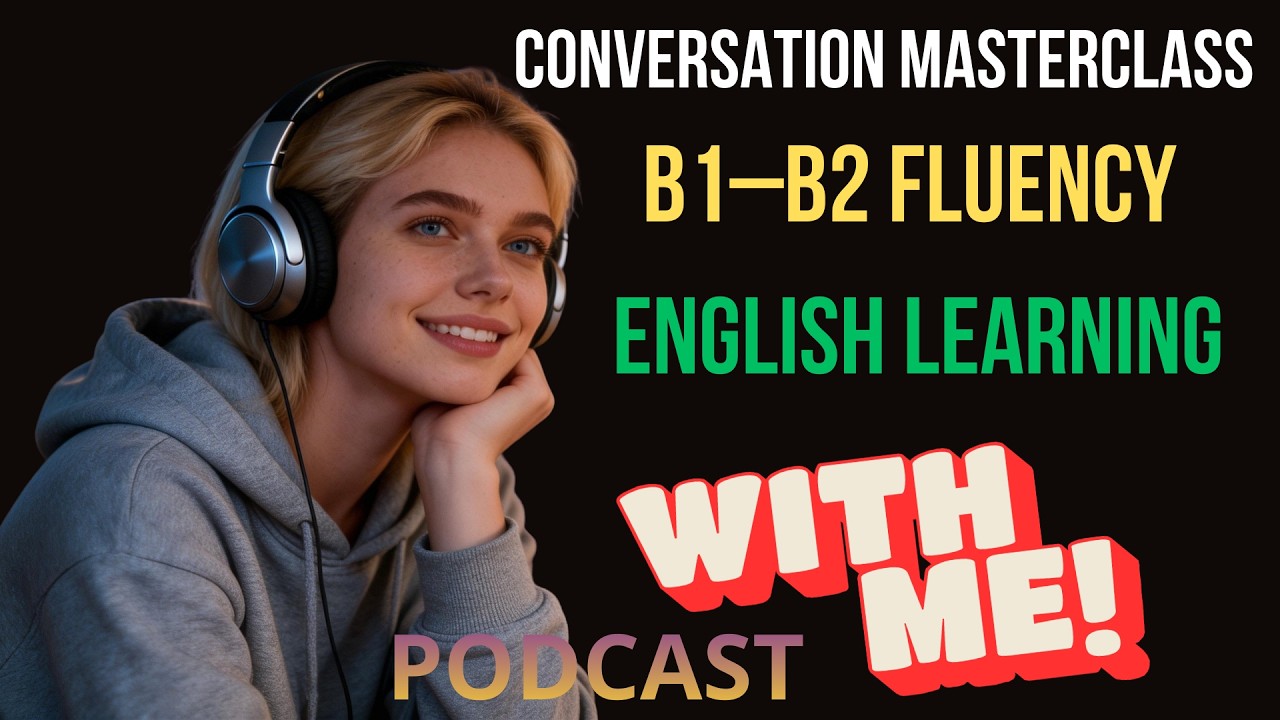 Daily Life English Conversation Masterclass | B1–B2 Fluency Speaking Practice | Podcast