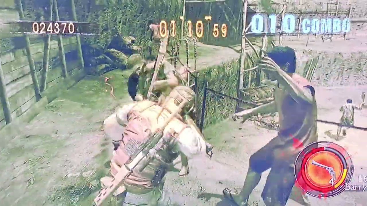 Resident evil 5 наёмники 👩‍✈️ барри