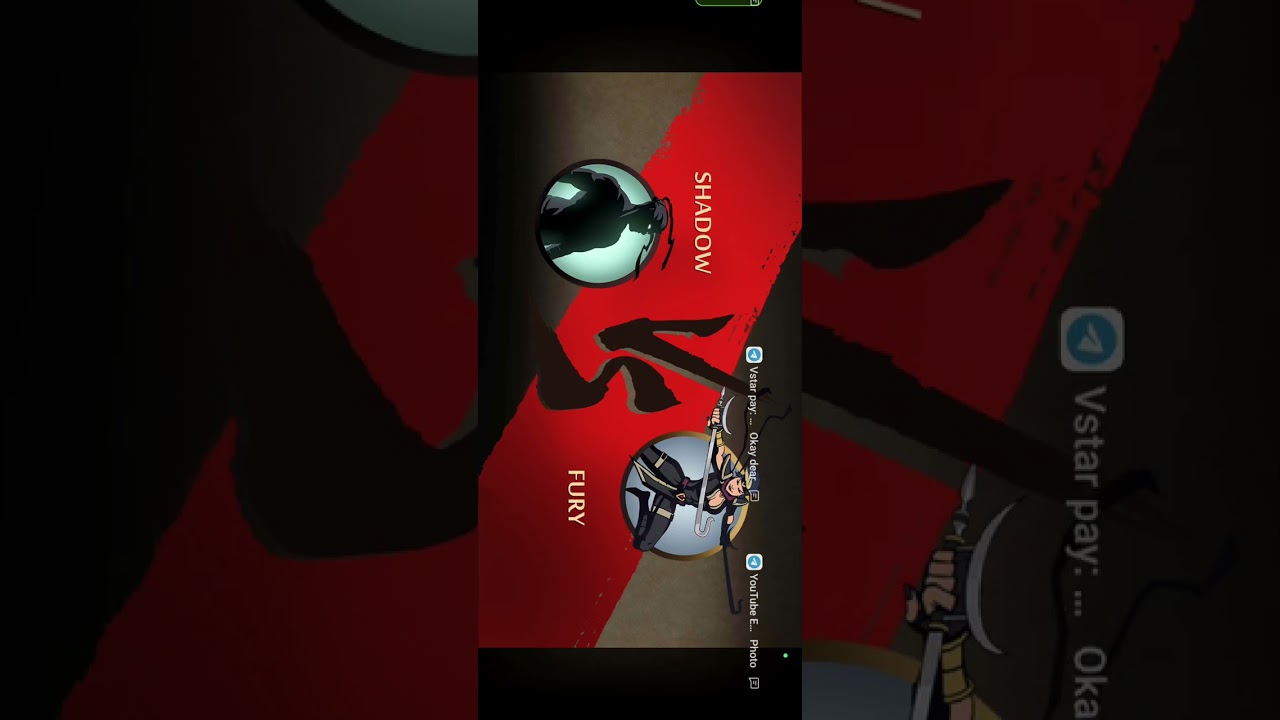 Playing shadow fight 2 and defeating shogun's second bodyguards