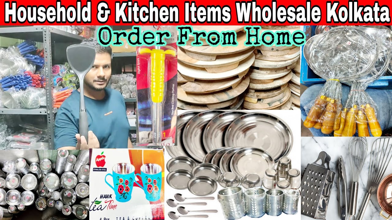 Stainless Steel Bason Wholesale Market | Barton Wholesale Market | Kitchen Household Items ||