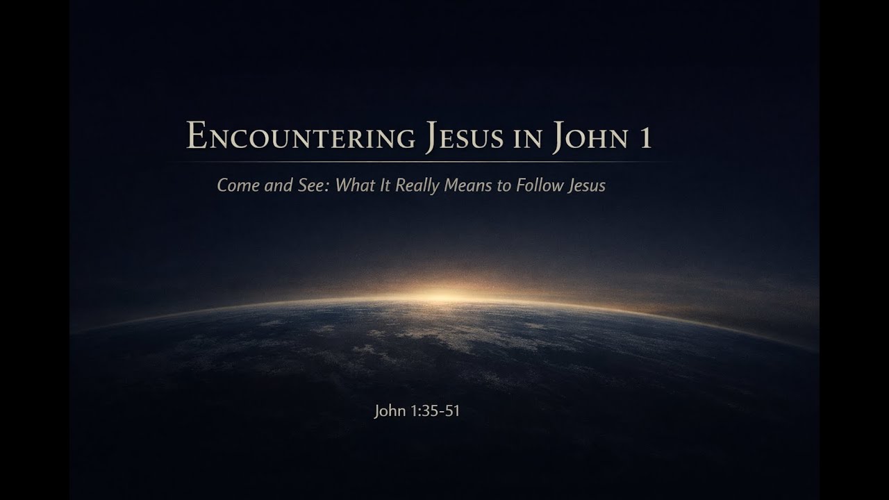 4. Encountering Jesus in John 1 
