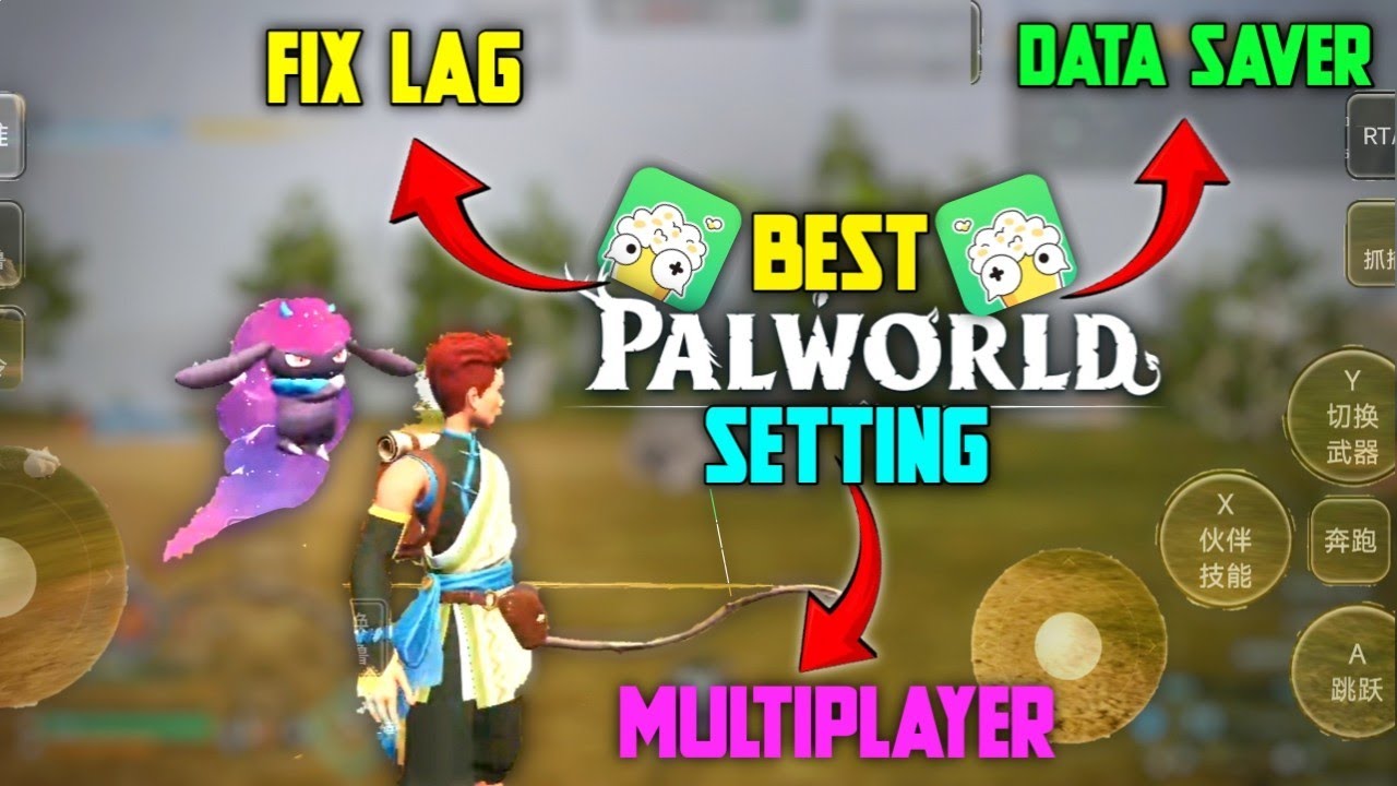 BEST SETTINGS FOR PALWORLD MOBILE 🔥 3839 Cloud Gaming Palworld fix lag
