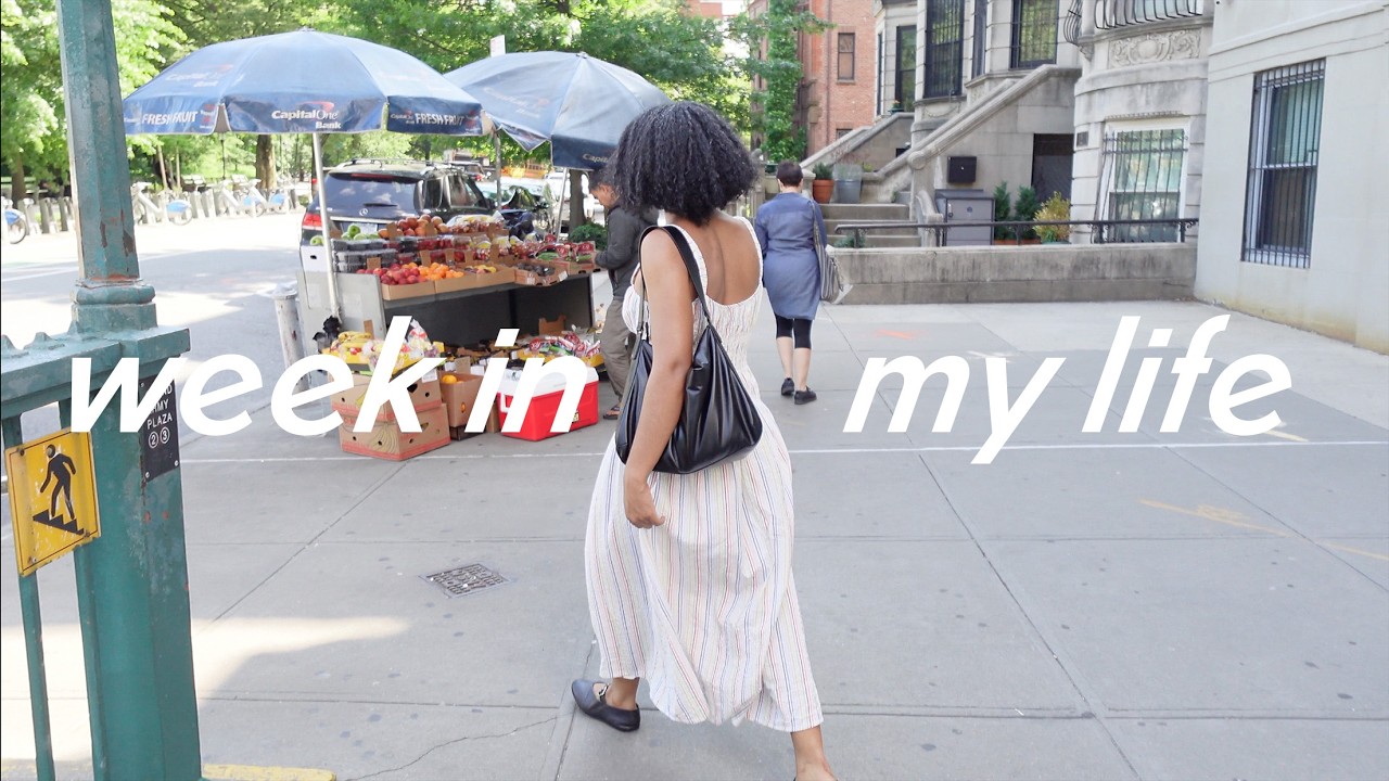 life in nyc: busy work days, work life balance, cooking, girls night, & seeing friends