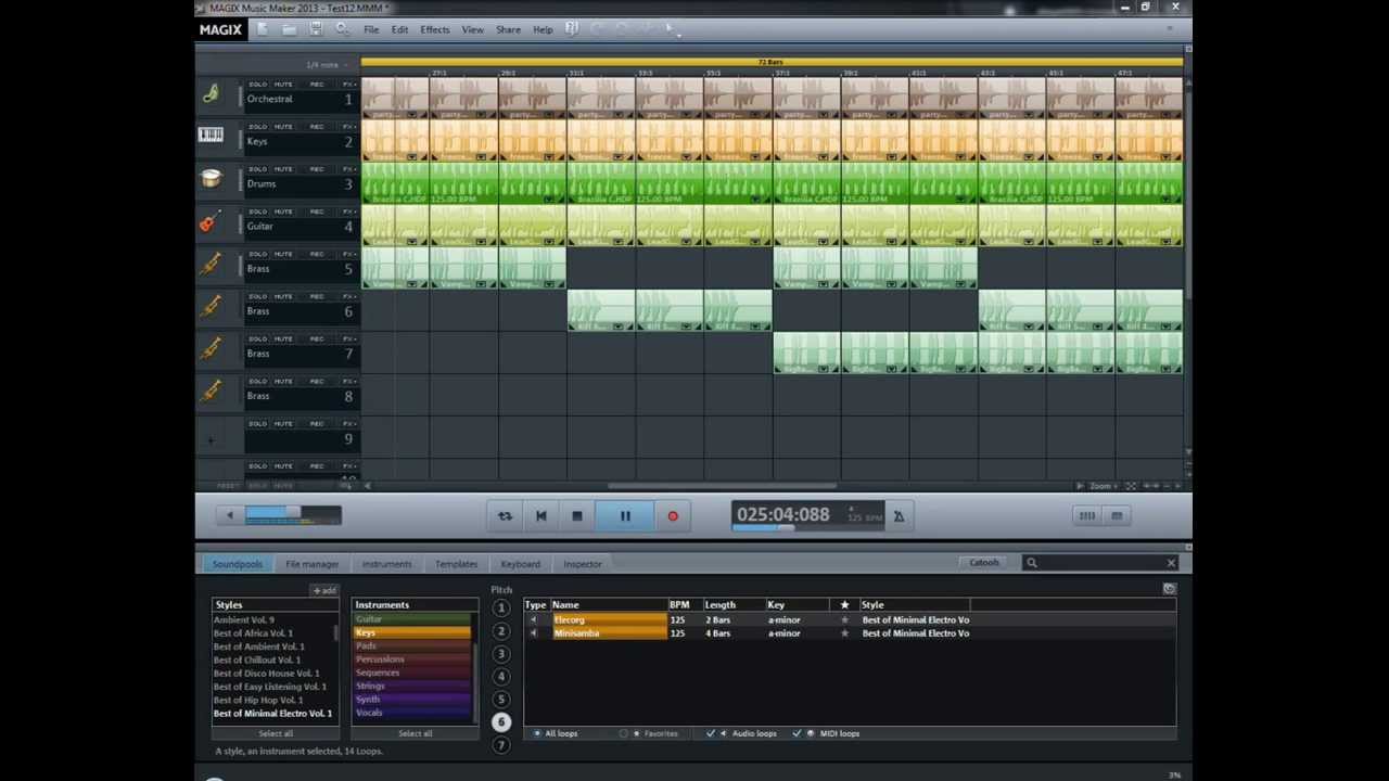 MAGIX Music Maker 2013 - Samples - 12