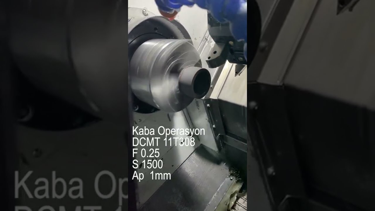 CNC TORNADA SERT METAL İŞLEME