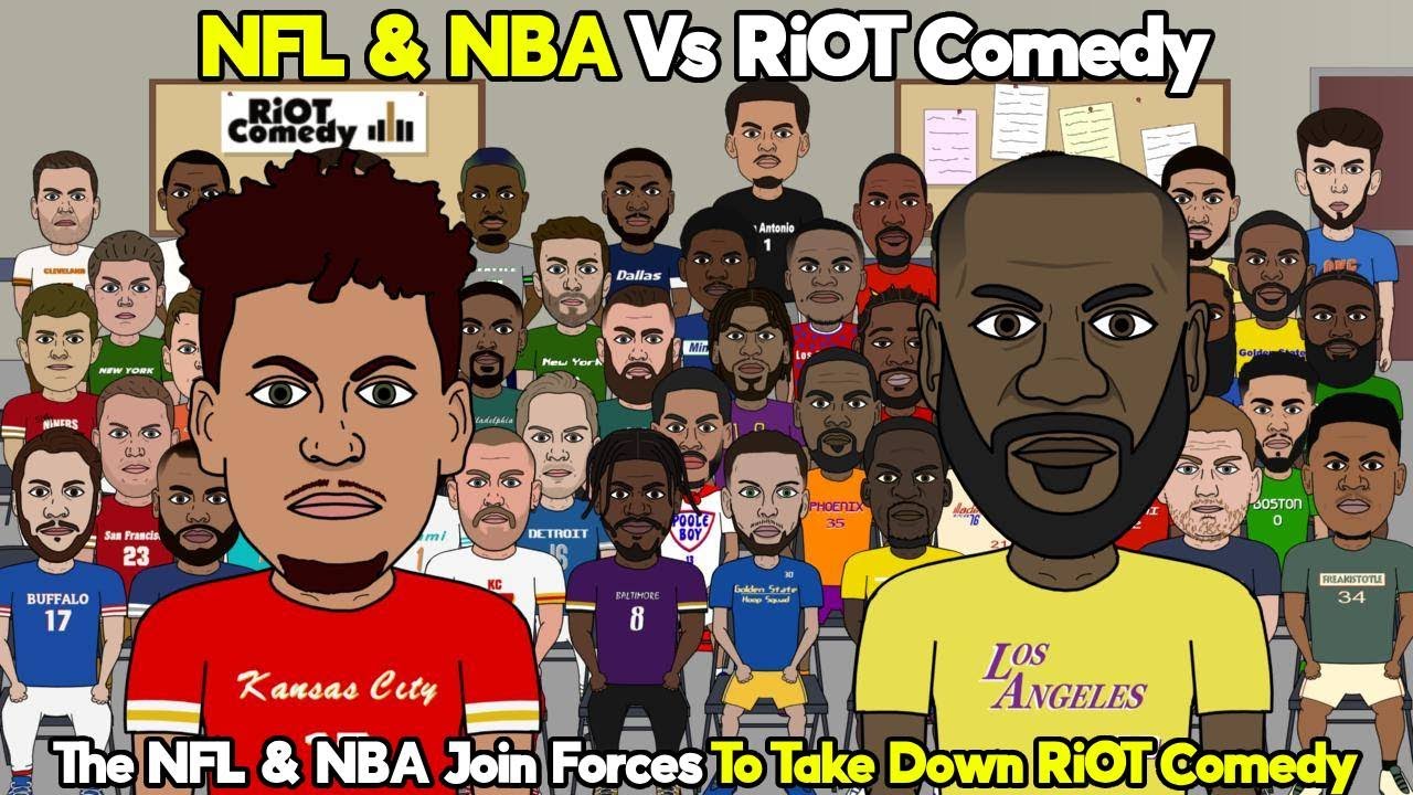 The NFL & NBA Vs RiOT Comedy