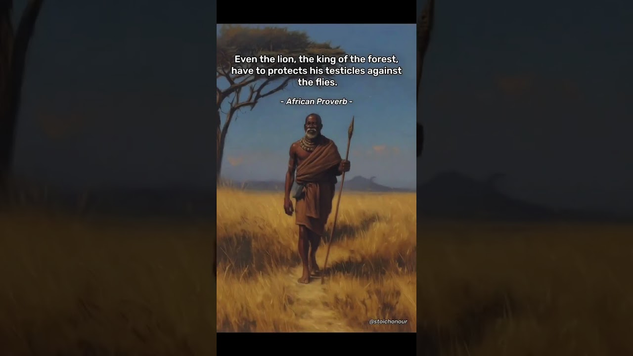 African proverb #stoicism #africanproverbs