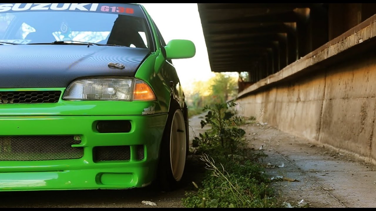 Suzuki Swift GTi G13B | So fresh So green