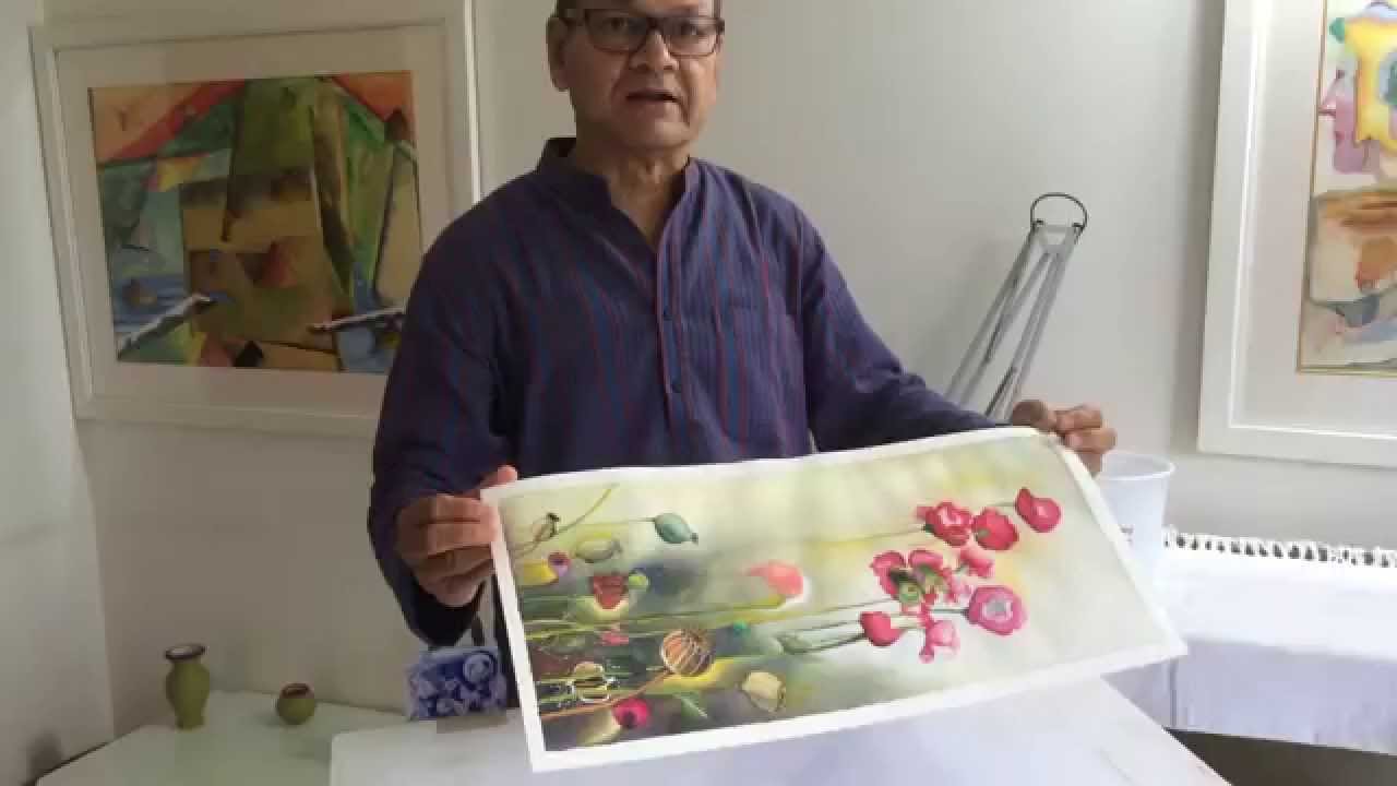 how to stretch a cockled watercolor painting
