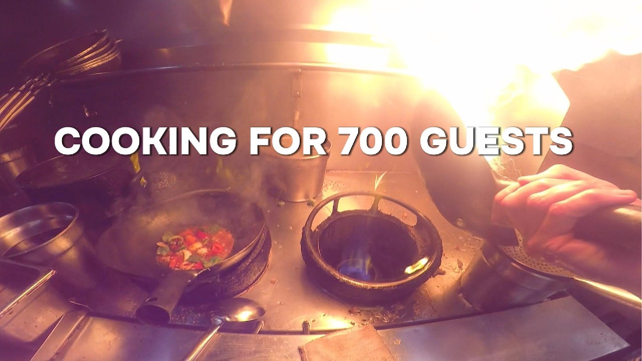 POV Service: Wok Cooking During Valentine's Day