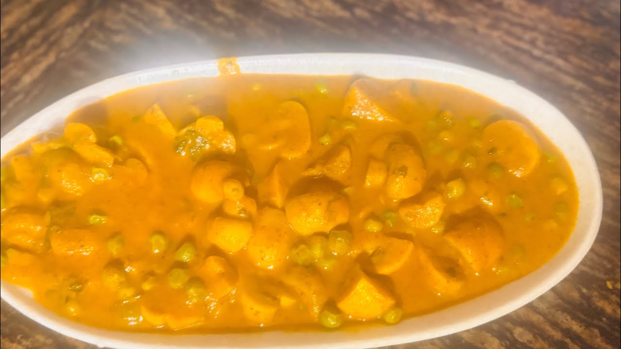 मटर मशरूम की सब्जी रेस्टोरेंट से भी टेस्टी।Matar Masrum #sabji #recipe #viralvideo #biharirasoimagic