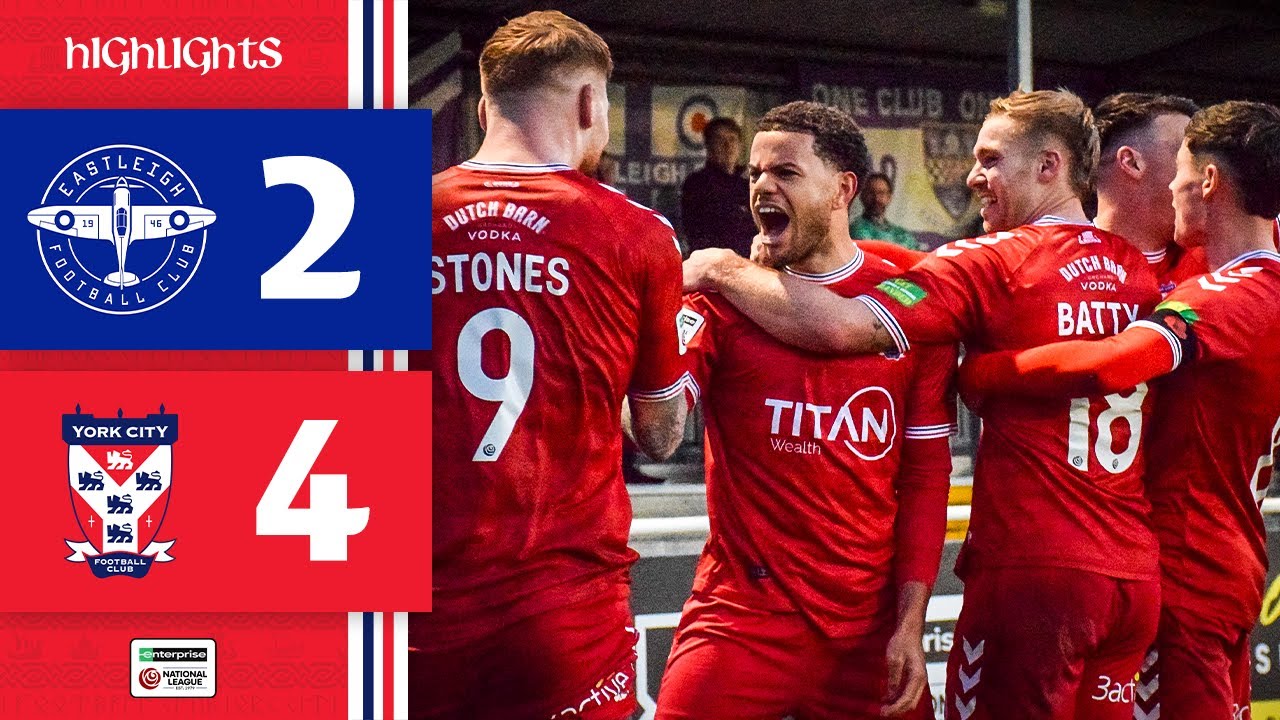 📺 Match Highlights | Eastleigh 2-4 York City | 2025/26