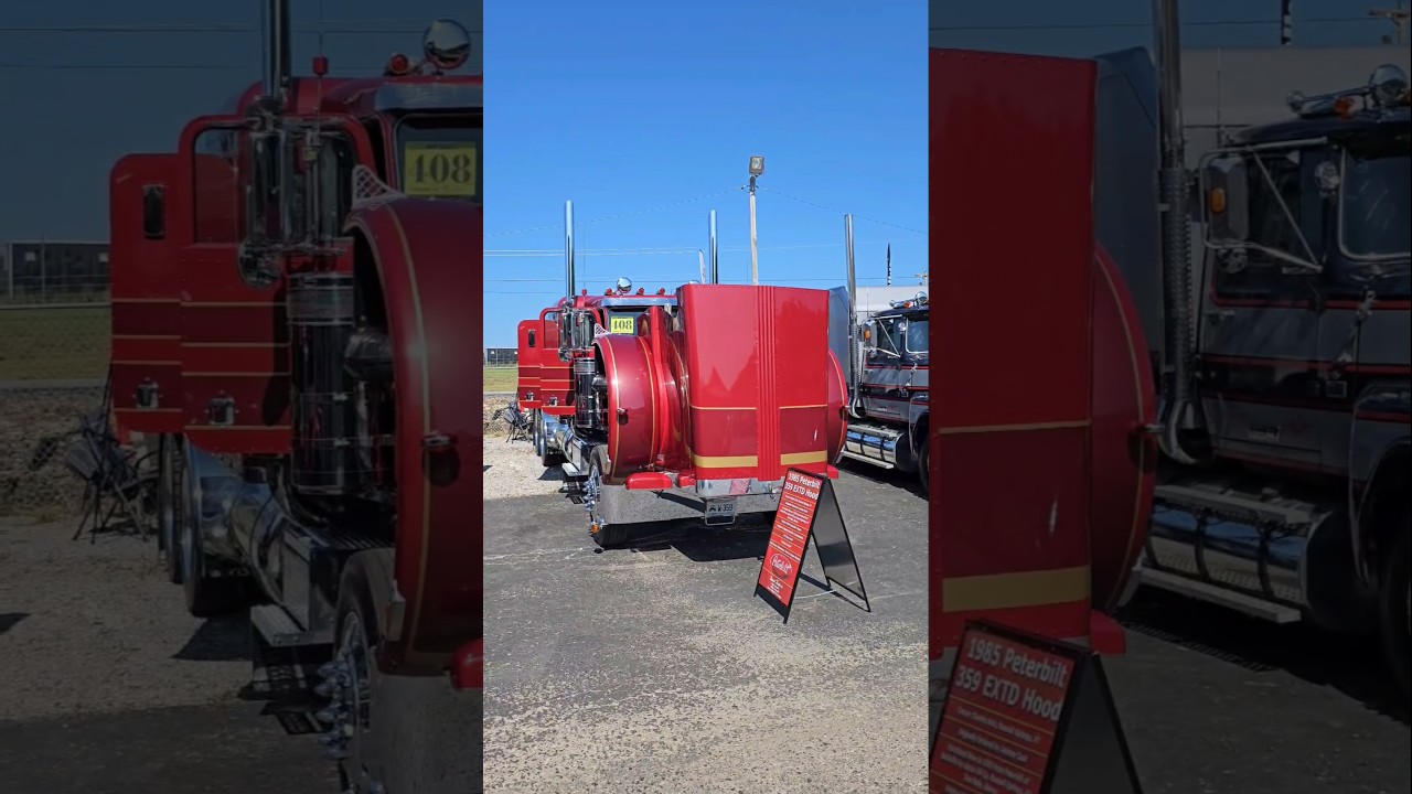 1985 Peterbilt Extended hood originally ordered by Johnny Cash. 