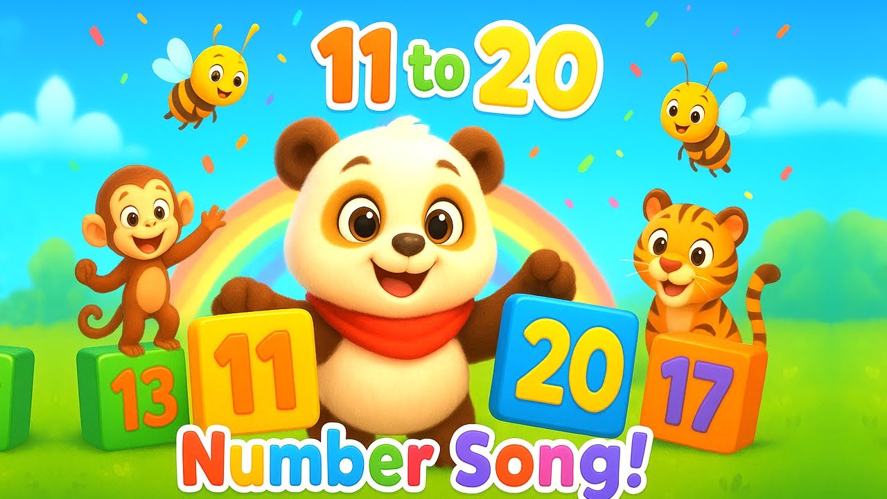 Counting From 11 to 20 - A Fun and Engaging Learning Experience! #nurseryrhymes #numbersong