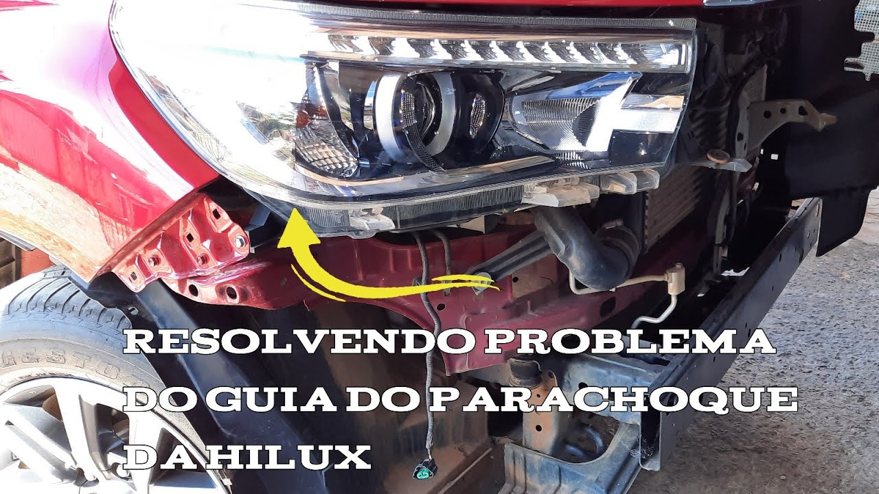 RESOLVENDO PROBLEMA DO DESLOCAMENTO NO PARACHOQUE COM PARALAMA DA HILUX