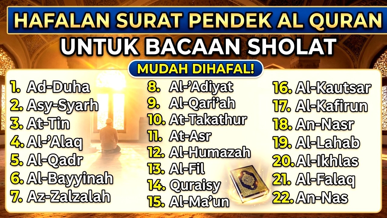 Ngaji Juz 30 Paling Merdu | Pagi Pelan di Langgar Tua, Sejukkan Jiwa