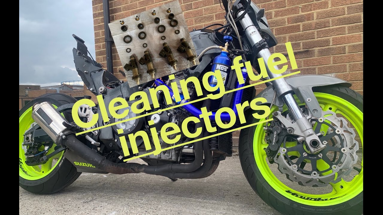 Cleaning my fuel Injectors on my Suzuki Hayabusa (the Cheaper way)