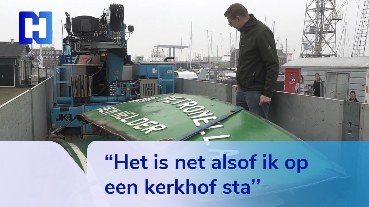 Helders Museum eert vissers met monument van gesloopte viskotter