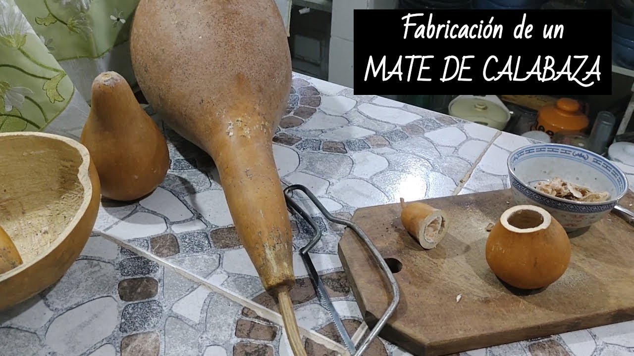 Como fabricar un mate de calabaza