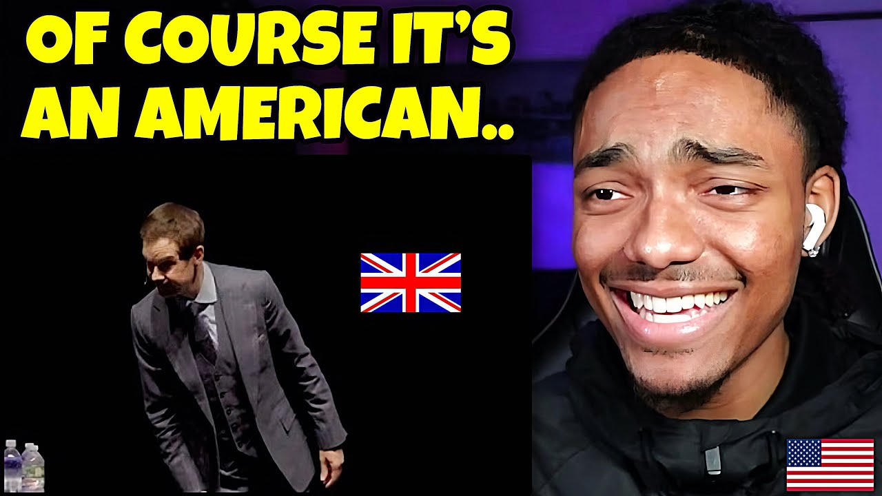 AMERICAN REACTS to Jimmy Carr Destroys 🇺🇸 Hecklers Insulting British Food