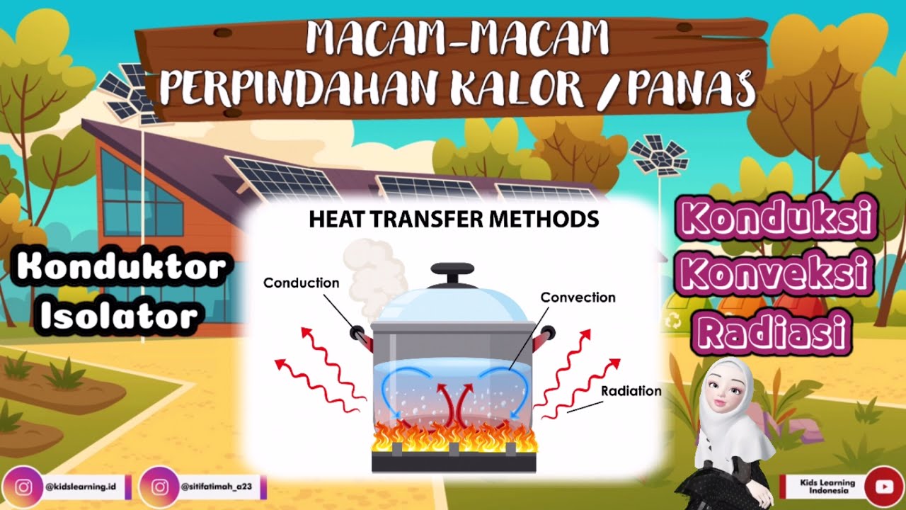 PERPINDAHAN KALOR (Konduksi, Konveksi & Radiasi beserta Contohnya Dalam Kegiatan Sehari-Hari) | IPA