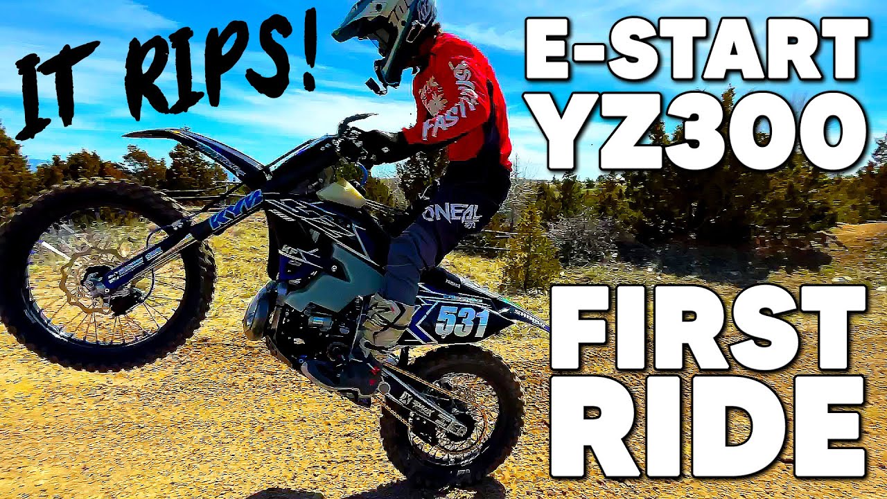 We Had to Ride the YZ300 Giveaway Bike on Dirt Just Once...
