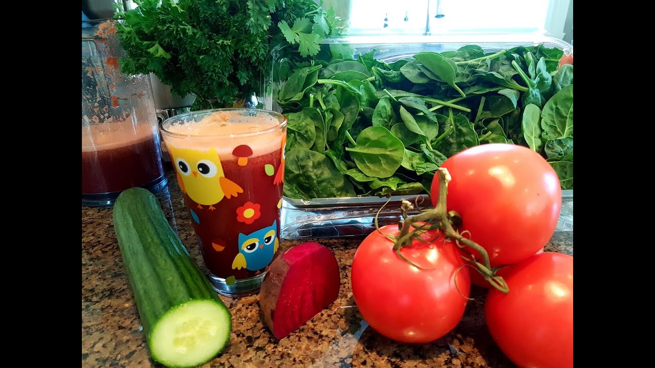 🍅🥕🥒Jus de l&eacute;gumes style V8... avec ingr&eacute;dient secret ;)