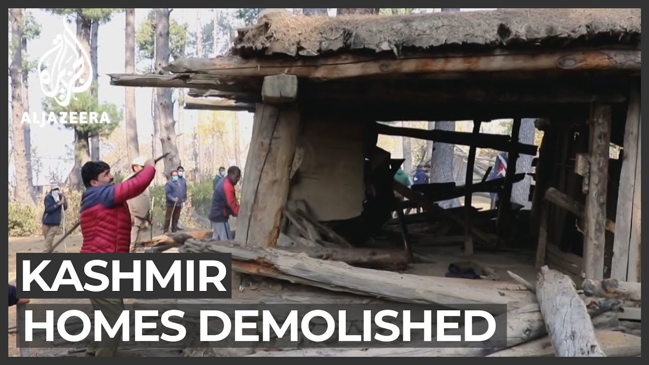 India demolishes homes of nomadic tribes in Kashmir
