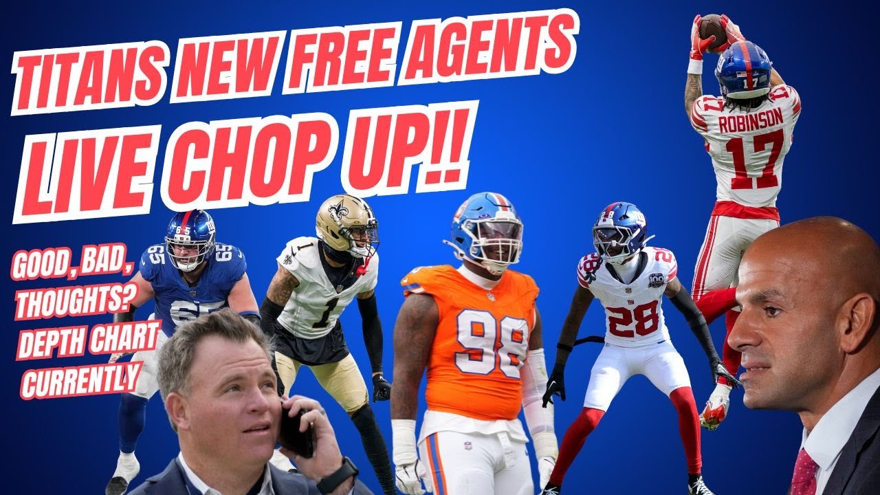 LIVE: Titans NEW 2026 FREE AGENTS!! - We Discuss IT ALL!!