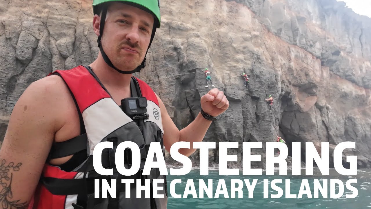 Coasteering in the Canary Islands | Cliff Climbing, Cliff Jumping, and Ocean Exploration!