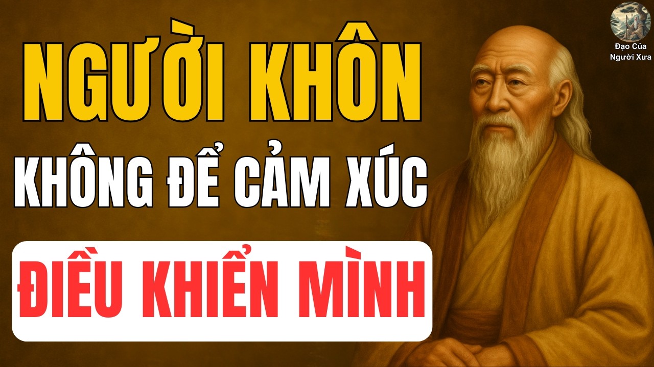 CỔ NHÂN DẠY: Tự Chủ Cảm Xúc Là Cách Giữ Tự Do Lâu Dài
