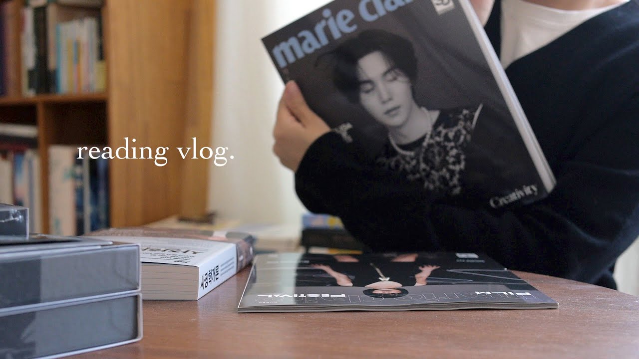 reading vlog. & 아미로그💜 날 위로하는 건 덕질과 맛있는 음식뿐-✷