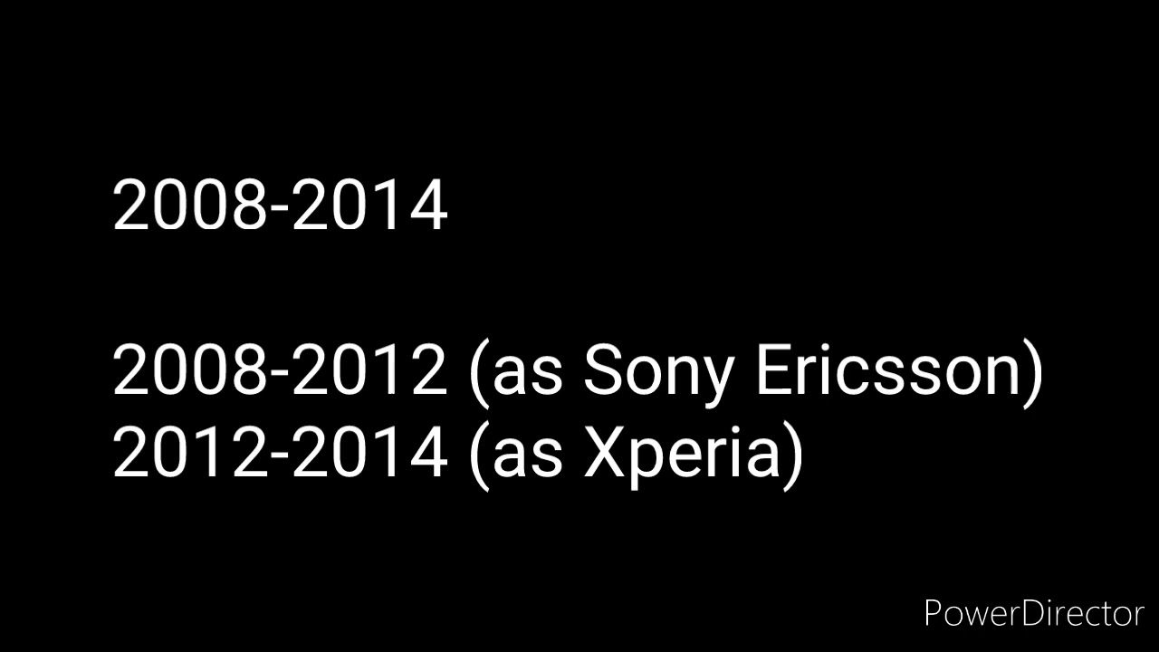 Sony Ericsson/Xperia Ringtone Evolution (2001-present)
