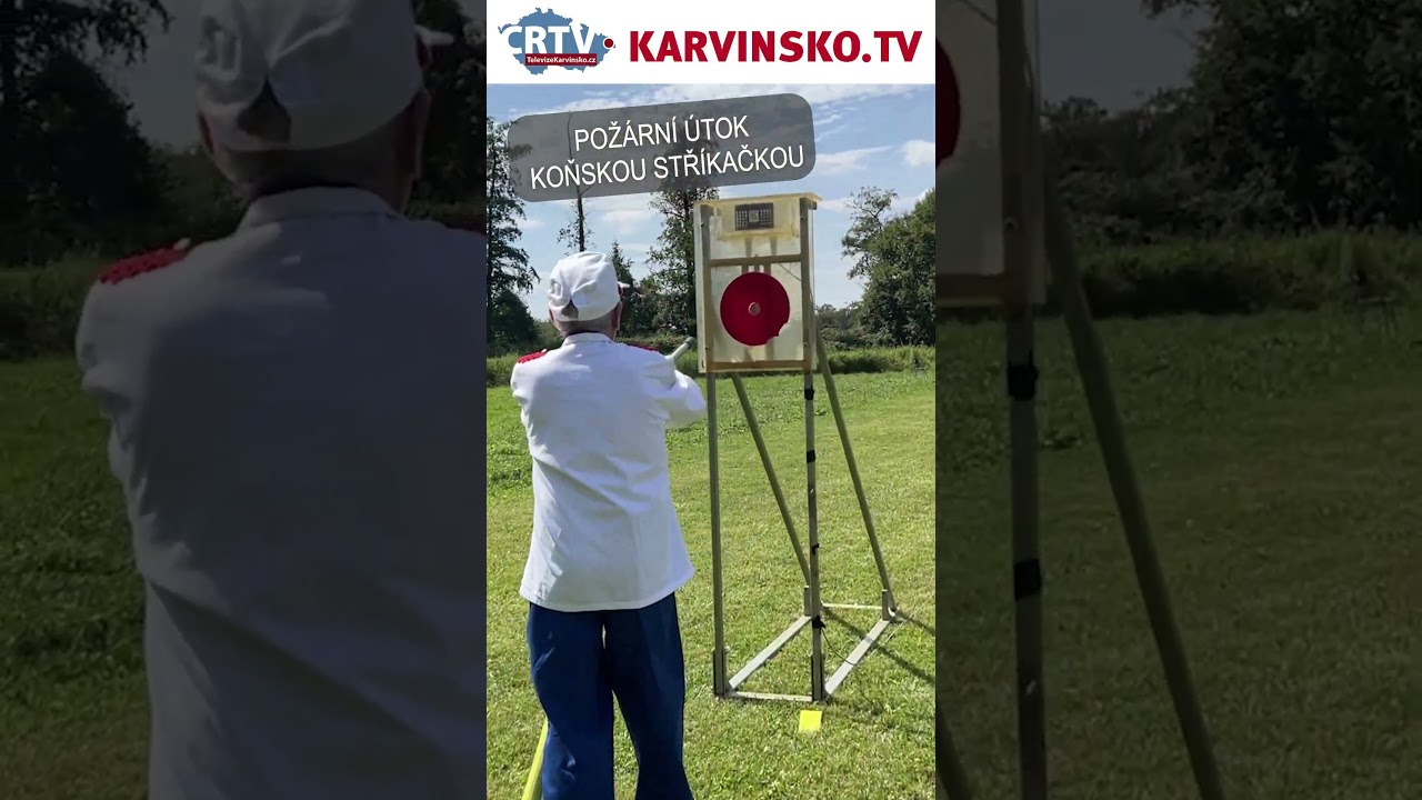 Pož&aacute;rn&iacute; &uacute;tok koňskou stř&iacute;kačkou č.1 │ #Karvinsko.TV #CeskaRegionalniTelevize #CRTV #shorts